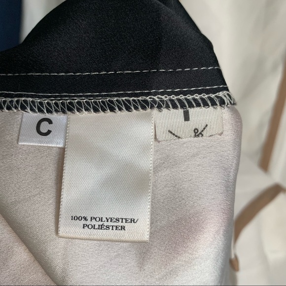 Ann Taylor size 0 petite color block blouse - Picture 3 of 4